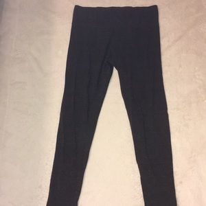 Heather Black Leggings
